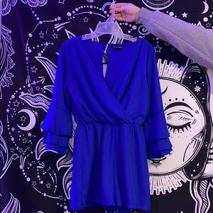 Blue Flow Romper